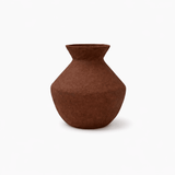 11" Paper Mache Vase | Natura_Design Network Africa_201-50-1983-193WalnutOS | Obakki
