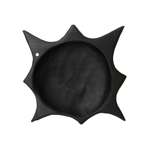 12" Burnt Wood Sprocket Bowl Decorative Bowls Christian Nyberg Obakki