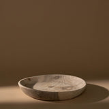 13" Flat Bottom Walnut Bowl - Serveware by Lahcen | Obakki