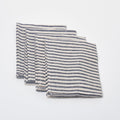 Linen Hand Towel | Navy Stripe_Fog Linen Work_201-60-2171-073NAVYSTRIPESet of 4 | Obakki