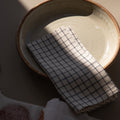 Linen Napkin Set of 4 | Navy Plaid_Fog Linen Work_201-60-2176-073Navy / IvoryOS | Obakki