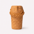 9" Tall Terracotta Mermaid Vessel | Female_Jose Garcia_201-72-1468-167CLAYOS | Obakki