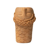 9" Tall Terracotta Mermaid Vessel | Female_Jose Garcia_201-72-1468-167CLAYOS | Obakki
