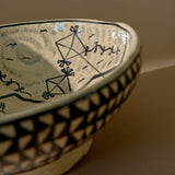 9.5" Michoacan Art Bowl | Pescadores Serveware Manuel Morales Gámez Obakki