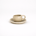 Ceramic Espresso Cup + Saucer_Nook Mesa_201-71-1953-189GreyOS | Obakki
