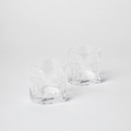 Drinkware Crumple Old Fashioned Glass | Set of 2 from Obakki
