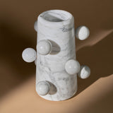 Alma Nueva Vase | White_Ayres_201-54-0873-156WhiteMarbleOS | Obakki