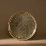 Antique Bronze Serving Tray | VIII - Serveware by Said at Alcantara - Frederic | Obakki