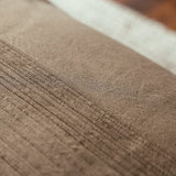 Brushed Cotton Bedspread | Camel Blankets & Throws Candor - Fernanda Mereles Obakki