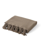 Brushed Cotton Bedspread | Camel Blankets & Throws Candor - Fernanda Mereles Obakki
