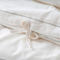 Brushed Cotton Duvet Cover | Ivory - Camel_Candor - Fernanda Mereles_201-60-1737.1-075Camel / IvoryQueen | Obakki