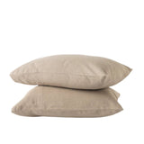 Brushed Cotton Pillow Cases | Camel Pillow Case Candor - Fernanda Mereles Obakki