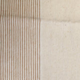 Camel Hair Blanket | Tan Saqifa Stripe - Home Textiles by Hassan | Obakki