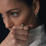 Convex Oval Earrings Earring Sylvester Obakki