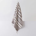 Cotton Throw | Ivory / Brown_Candor - Fernanda Mereles_201-60-1714.1-075Brown / IvoryOS | Obakki