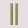 Pillar Candle Set of 2 | Lavender Green