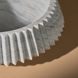 Duna Marble Bowl | White - Decorative Bowls by Ayres | Obakki