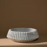 Duna Marble Bowl | White - Decorative Bowls by Ayres | Obakki