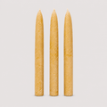 Candles Taper Candle Set of 3 | Cedar Yellow from Obakki