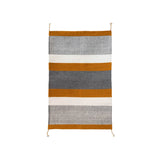 Hand - woven Oaxacan Textures Rug | Gold - Rugs by Jose Mendoza | Obakki