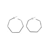 Hexagon Earrings | Large Earring Victorious Crafts Obakki