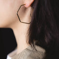 Hexagon Earrings | Large_Victorious Crafts_201-31-1397-134SPOS | Obakki