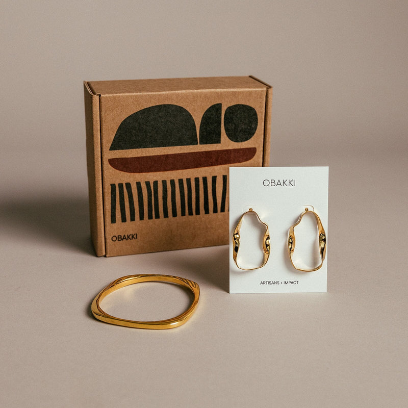 Kenyan Gift Box - The Shimmer and Sparkle Set Bracelet Sylvester Obakki