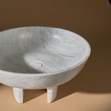 Lago Vessel | White - Decorative Bowls by Ayres | Obakki