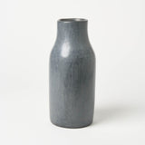 Large Kouba Tadelakt Vase | Blue Grey - Vases + Planters by The Tadelakt Atelier | Obakki