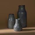 Medium Kouba Tadelakt Vase | Blue Grey_The Tadelakt Atelier_201-74-1843.2-803Blue GreyOS | Obakki