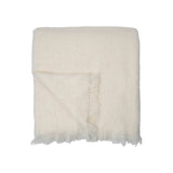 Mohair Throw | Cream Blankets & Throws Frances VH Obakki
