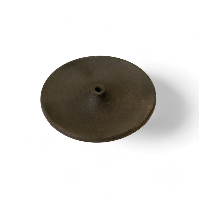 Mountain Incense Plate | Black Incense Holders Stupa Incense Obakki