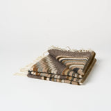 Natural Dye Oaxacan Santiago Rug | Dark Rugs Weaver Diego Obakki