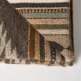 Natural Dye Oaxacan Santiago Rug | Dark Rugs Weaver Diego Obakki