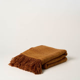Natural Dyed Siroua Wool Blanket - Home Textiles by Weavers of the High Atlas | Obakki
