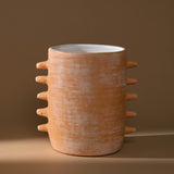 Oaxacan Clay Dientes Vase - by Rufina | Obakki