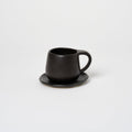Ceramic Mug + Saucer_Nook Mesa_201-71-1952-189BlackOS | Obakki
