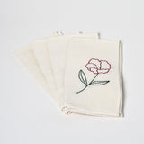 Fleurs Romantiques Table Napkins | Set of 4 Table Linens