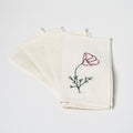 Fleurs Romantiques Table Napkins | Set of 4_Sarah Espeute_201-61-1924.1-168CoquelicotOS | Obakki