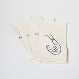 Fruits De Mer Table Napkins | Set of 4 Table Linens