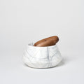 Holbox Mortar and Pestle | White_Ayres_201-71-0869-156WhiteMarbleOS | Obakki