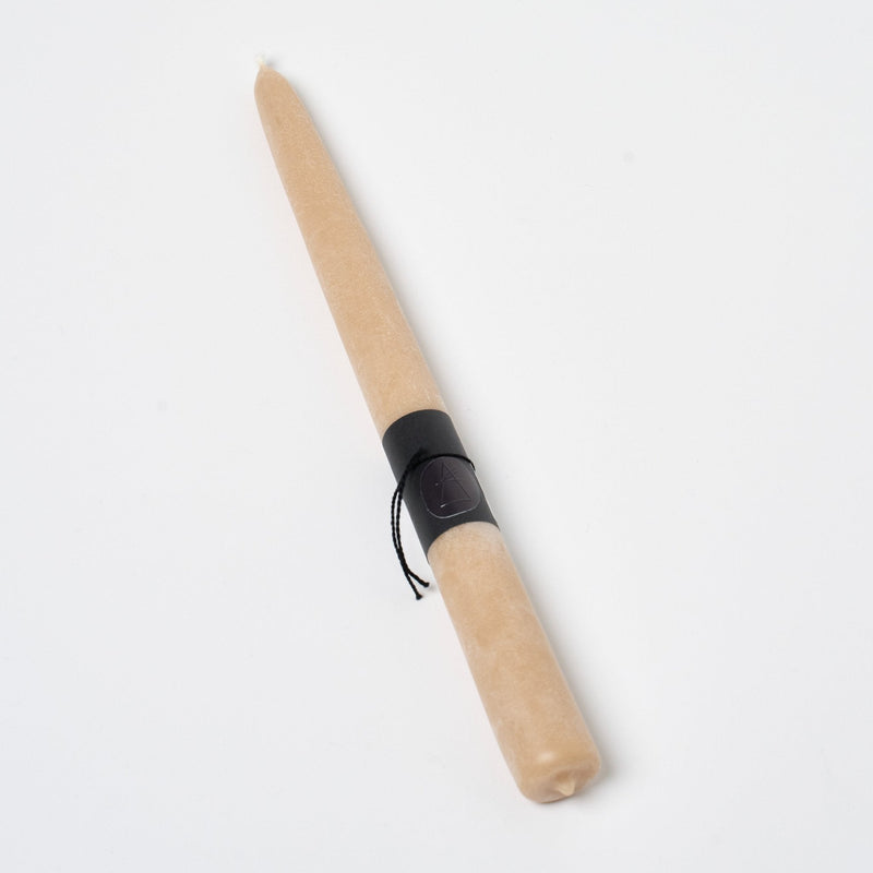 Large Taper Candle | Unscented Yellow Candles