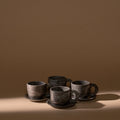 Marble Mug + Saucer | Set of 4_Nook Mesa_201-71-1951.3-189Grey MarbleOS | Obakki