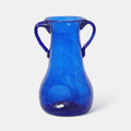 Recycled Glass Handled Vase_Herat Glass_201-71-2102-809Lapis BlueOS | Obakki
