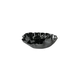 Ruffle Candle Bowl | Black Gloss – Candle Holders by Nathalee Paolinelli | Obakki