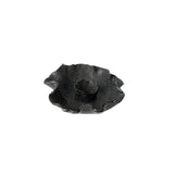 Ruffle Candle Bowl | Black Lichen Candle Holders Nathalee Paolinelli Obakki