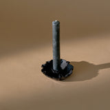 Ruffle Candle Bowl | Black Lichen Candle Holders Nathalee Paolinelli Obakki