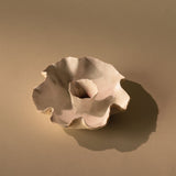 Ruffle Candle Bowl | Ruby Pool Candle Holders Nathalee Paolinelli Obakki