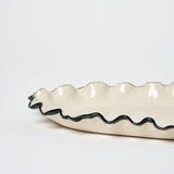 Ruffle Oval Platter_Nathalee Paolinelli_201-72-2064-137BLKRINGOS | Obakki