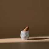 Small Holbox Mortar and Pestle | White_Ayres_201-71-1664-156White MarbleOS | Obakki